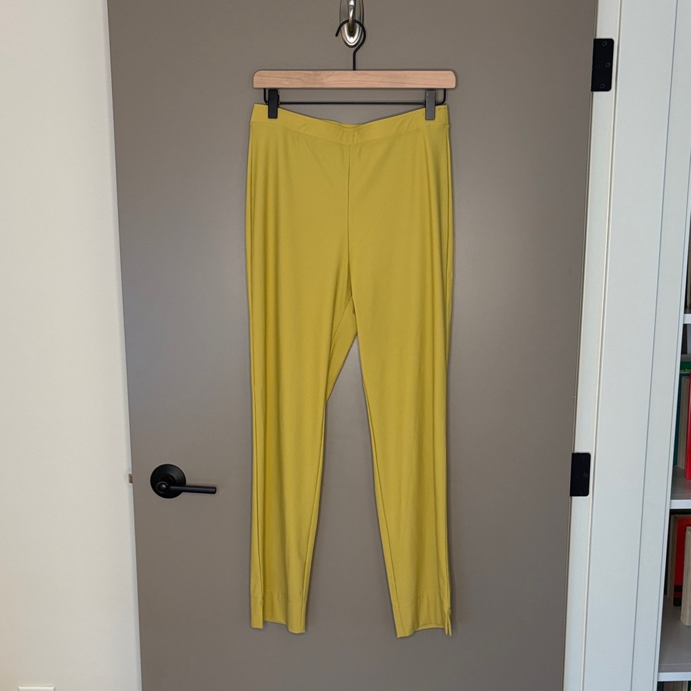 IC Collection Slim Stretch Green Ankle Pants - Size M